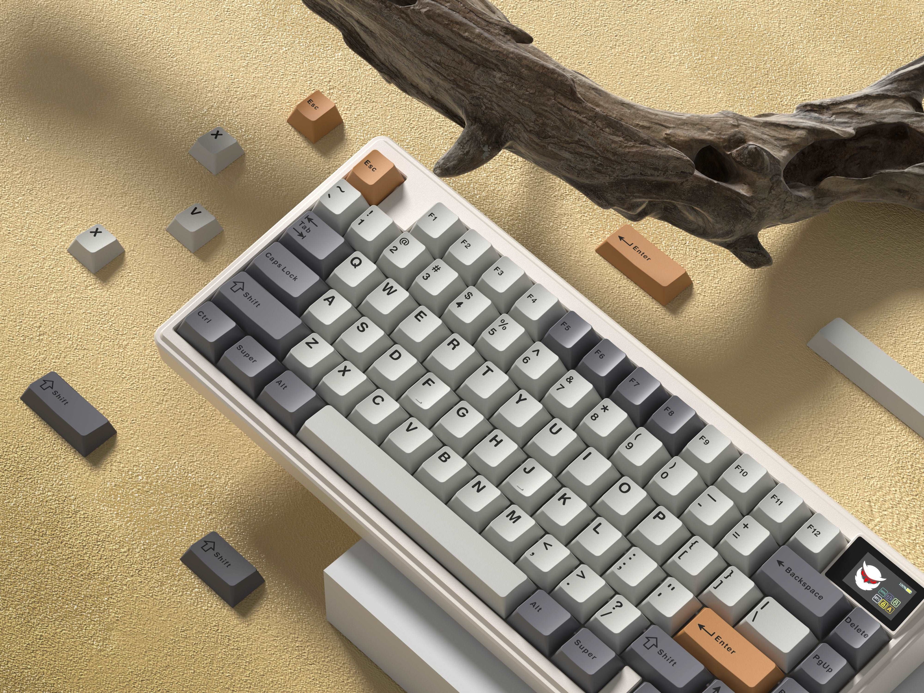 K75 Pro 75% CNC Aluminum Wireless Gasket Mechanical Keyboard