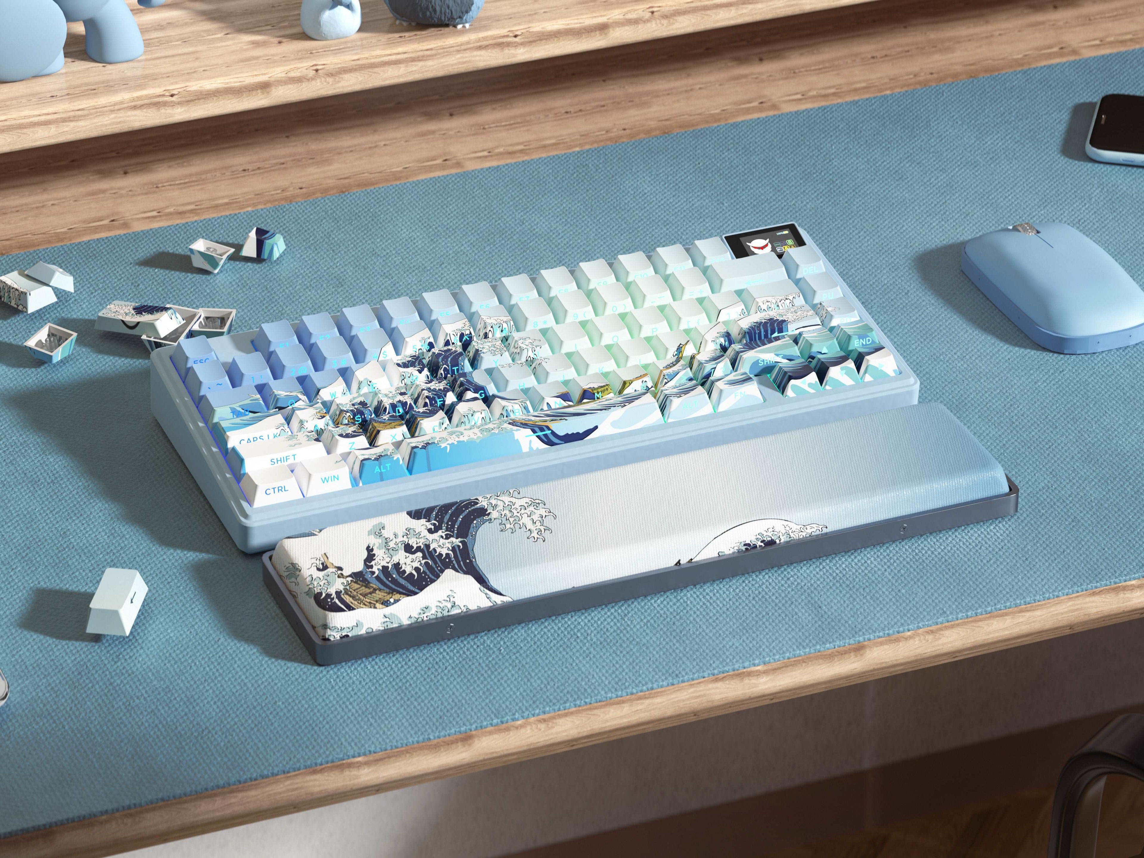 K75 Pro 75% CNC Aluminum Wireless Gasket Mechanical Keyboard