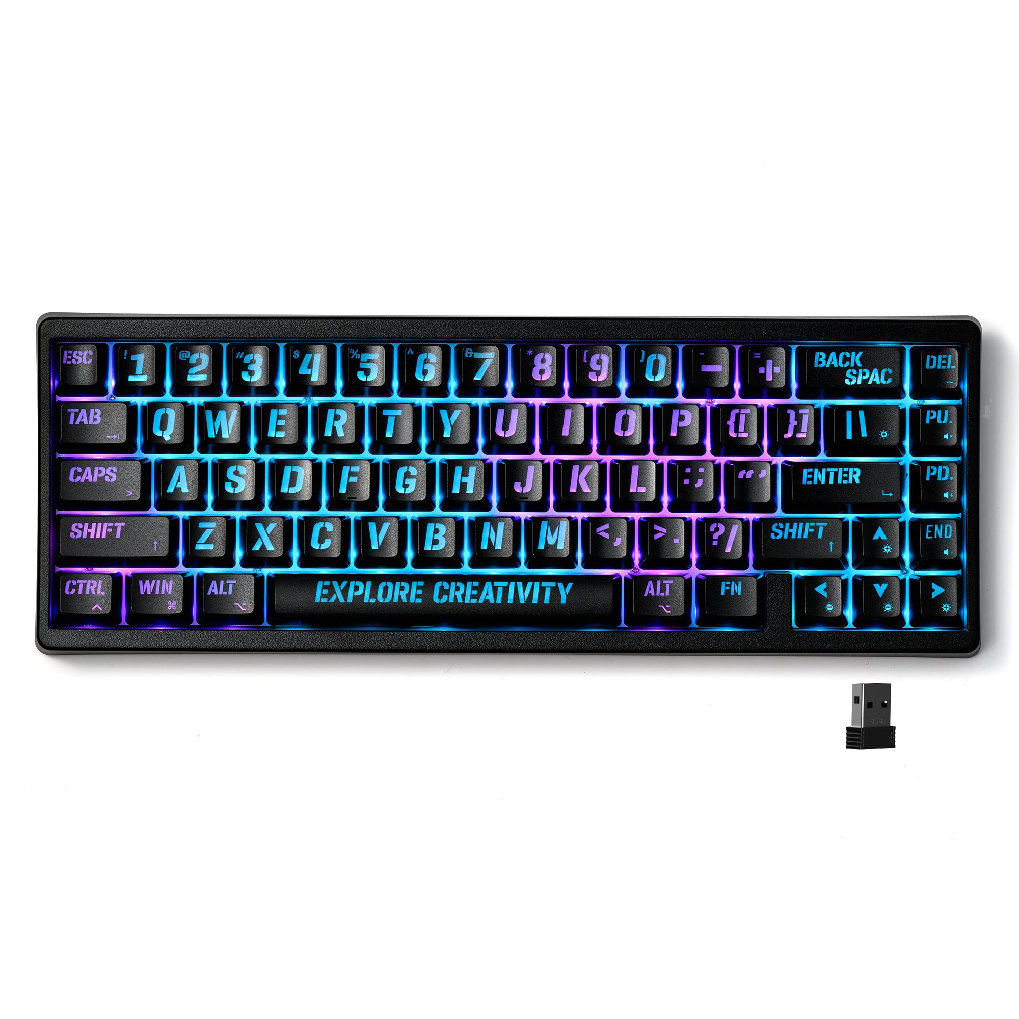 M67 JadeStone Miami Tri-Mode RGB Mechanical Keyboard