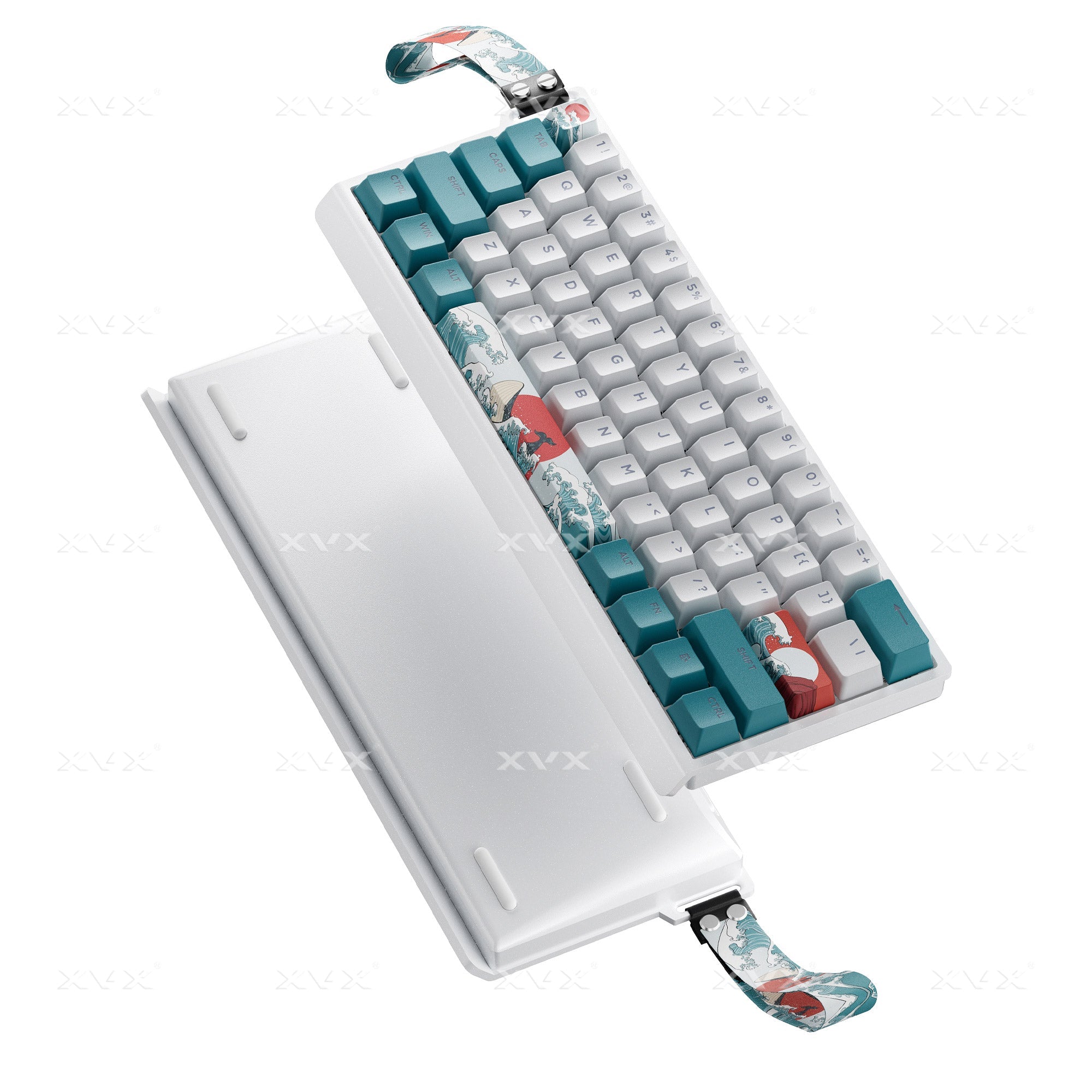 H61 Kanagawa 60% CNC Aluminum Hot-Swappable Wired Mechanical Keyboard