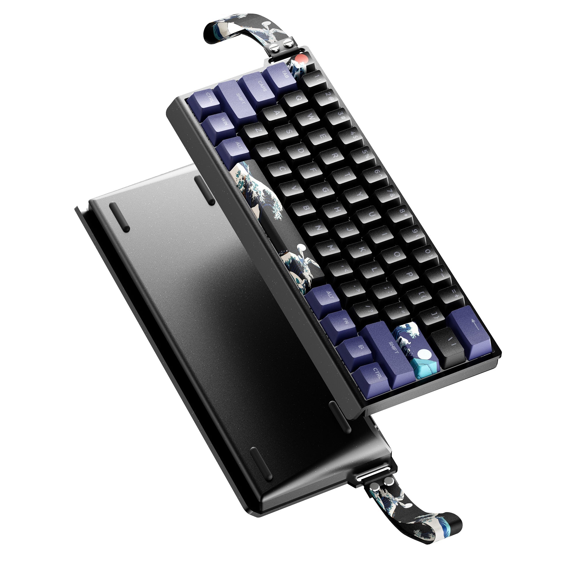 H61 Kanagawa 60% CNC Aluminum Hot-Swappable Wired Mechanical Keyboard