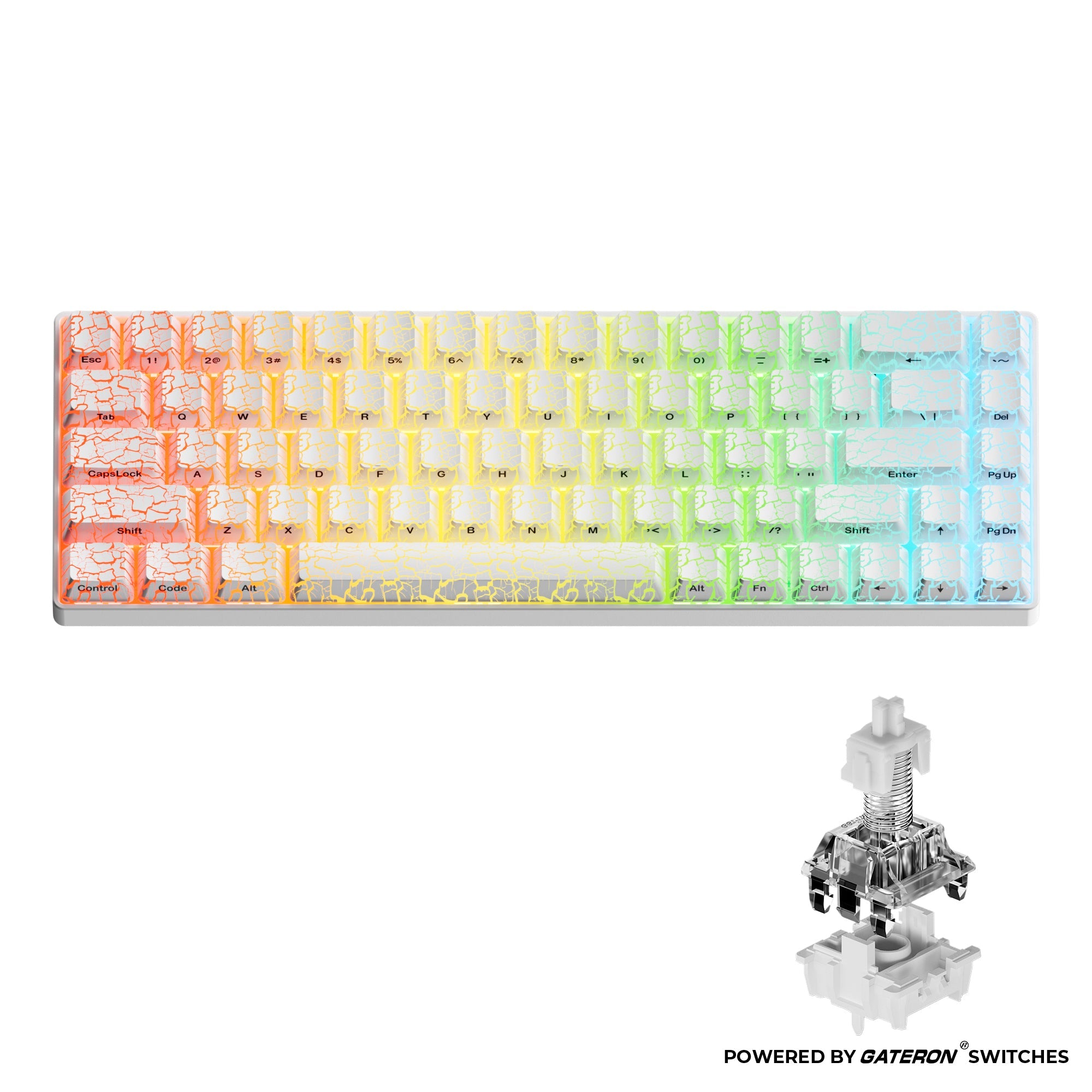 HE68 68% Rapid Trigger Hall Effect Wired Magnetic Gaming Keyboard
