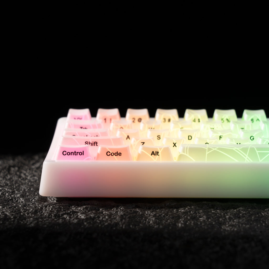 M67 JadeStone Spider Web Tri-Mode RGB Mechanical Keyboard